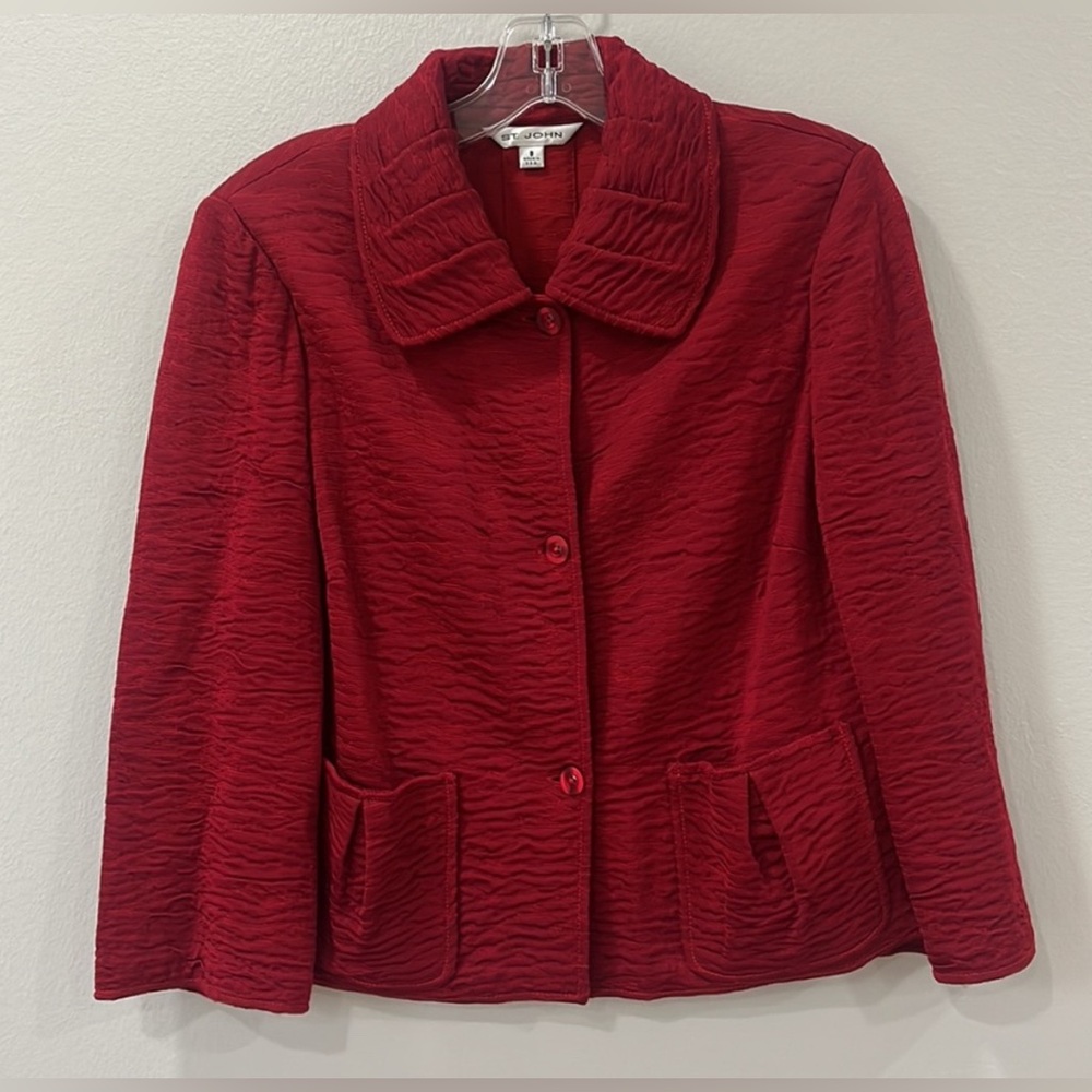 St. John Skirt Suit Sz 8 - Picture 2 of 12